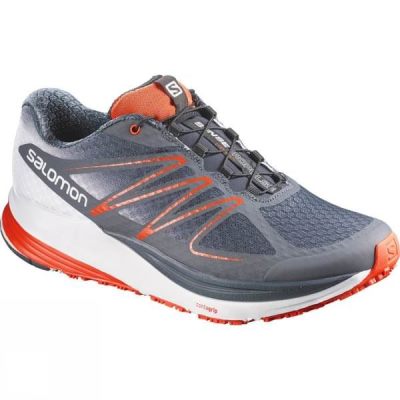 Zapatillas Running Salomon Sense Propulse Hombre Azules Oscuro / Gris / Rojas - Chile EYQ759083